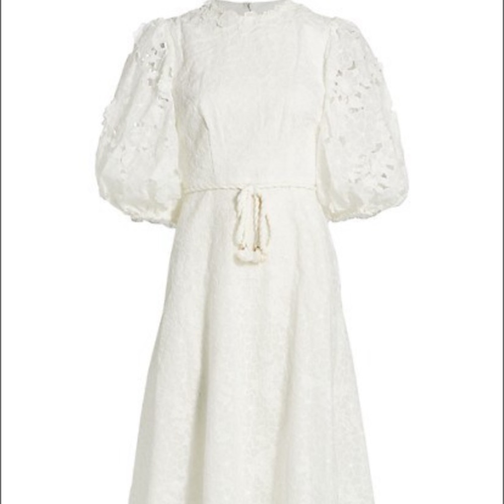 Lola embroidered midi dress, size 0p, Zimmerman